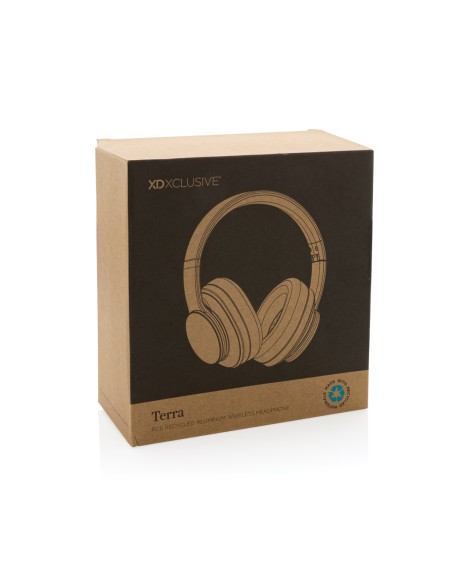 Cuffie wireless Terra RCS in alluminio riciclato